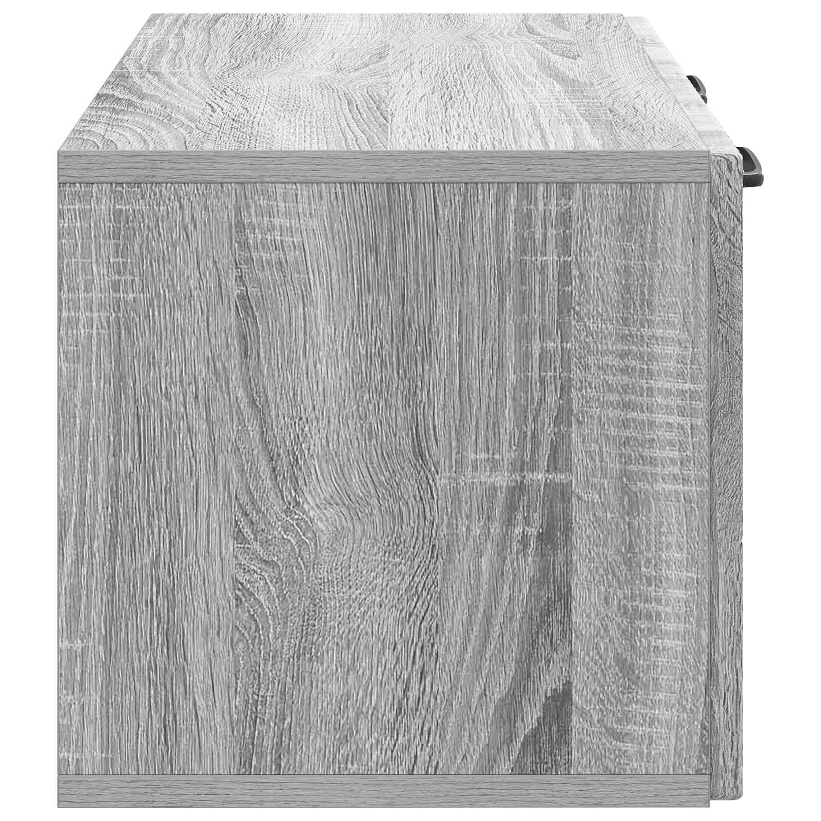 Meuble TV mural Sonoma gris 59,5 x 31 x 30 cm Bois d'ingénierie - XIOS