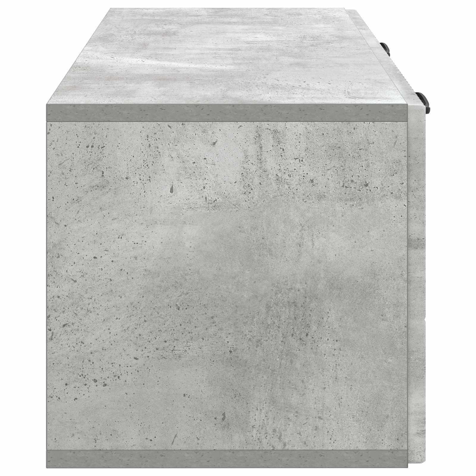 Meuble TV mural Gris béton 78,5 x 31 x 30 cm Bois d'ingénierie - XIOS