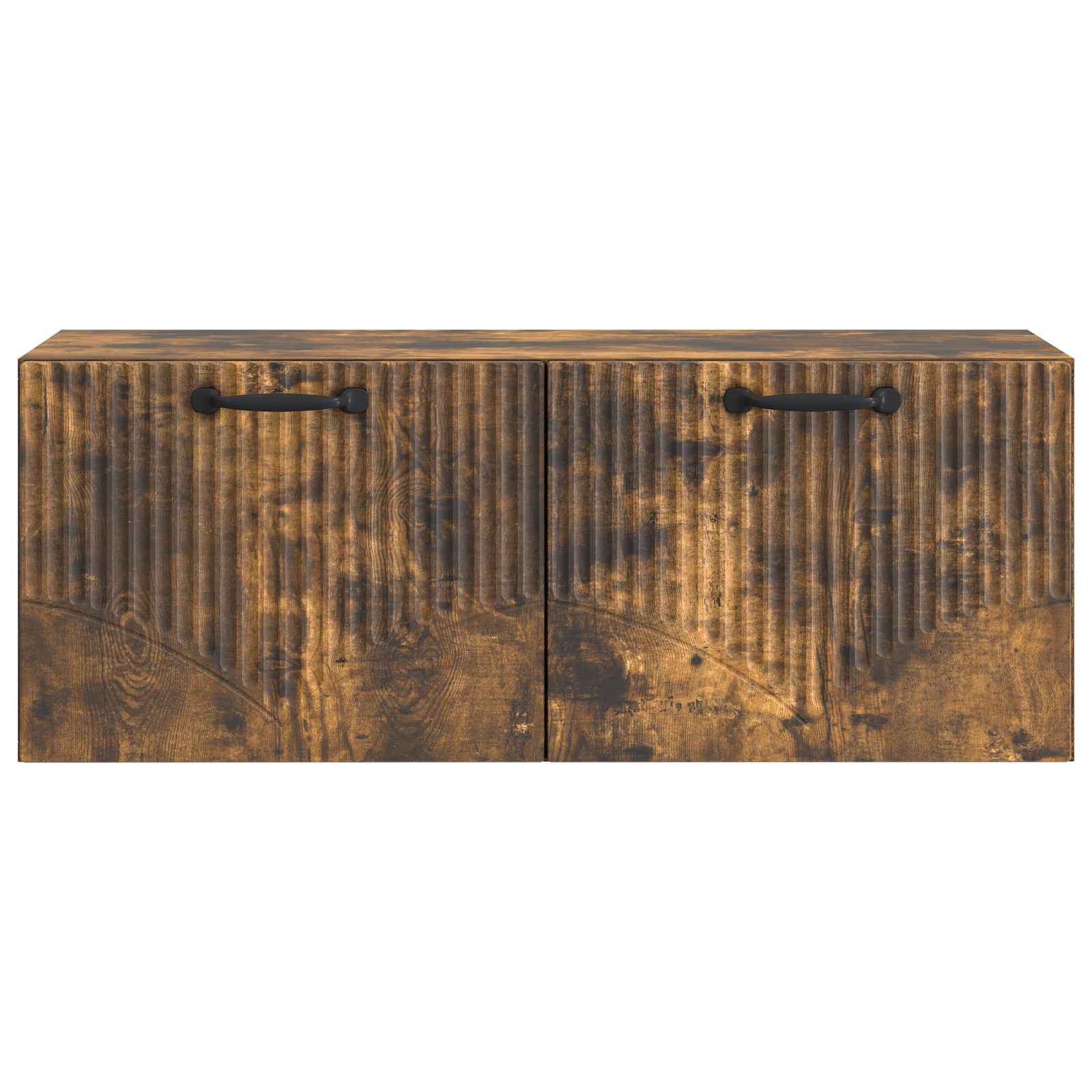 Meuble TV mural Chêne fumé 78,5 x 31 x 30 cm Bois d'ingénierie - XIOS