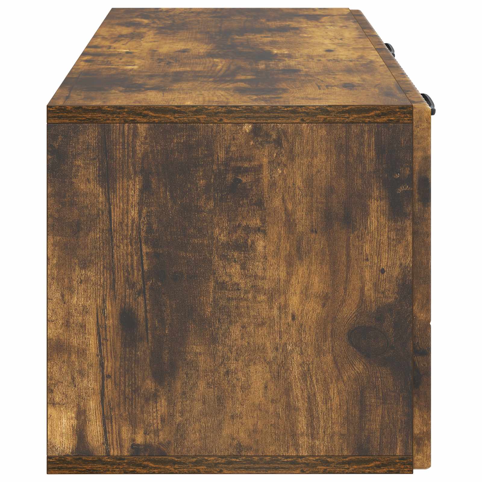 Meuble TV mural Chêne fumé 78,5 x 31 x 30 cm Bois d'ingénierie - XIOS