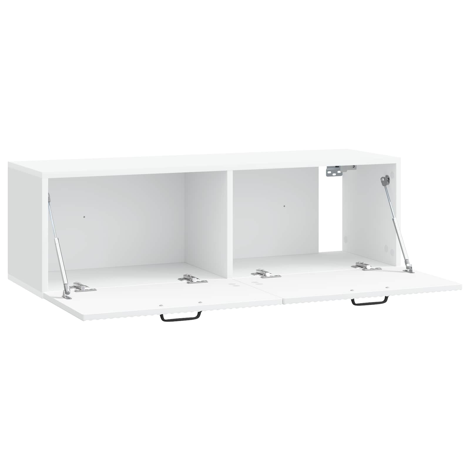 Meuble TV mural Blanc 98 x 31 x 30 cm Bois d'ingénierie - XIOS