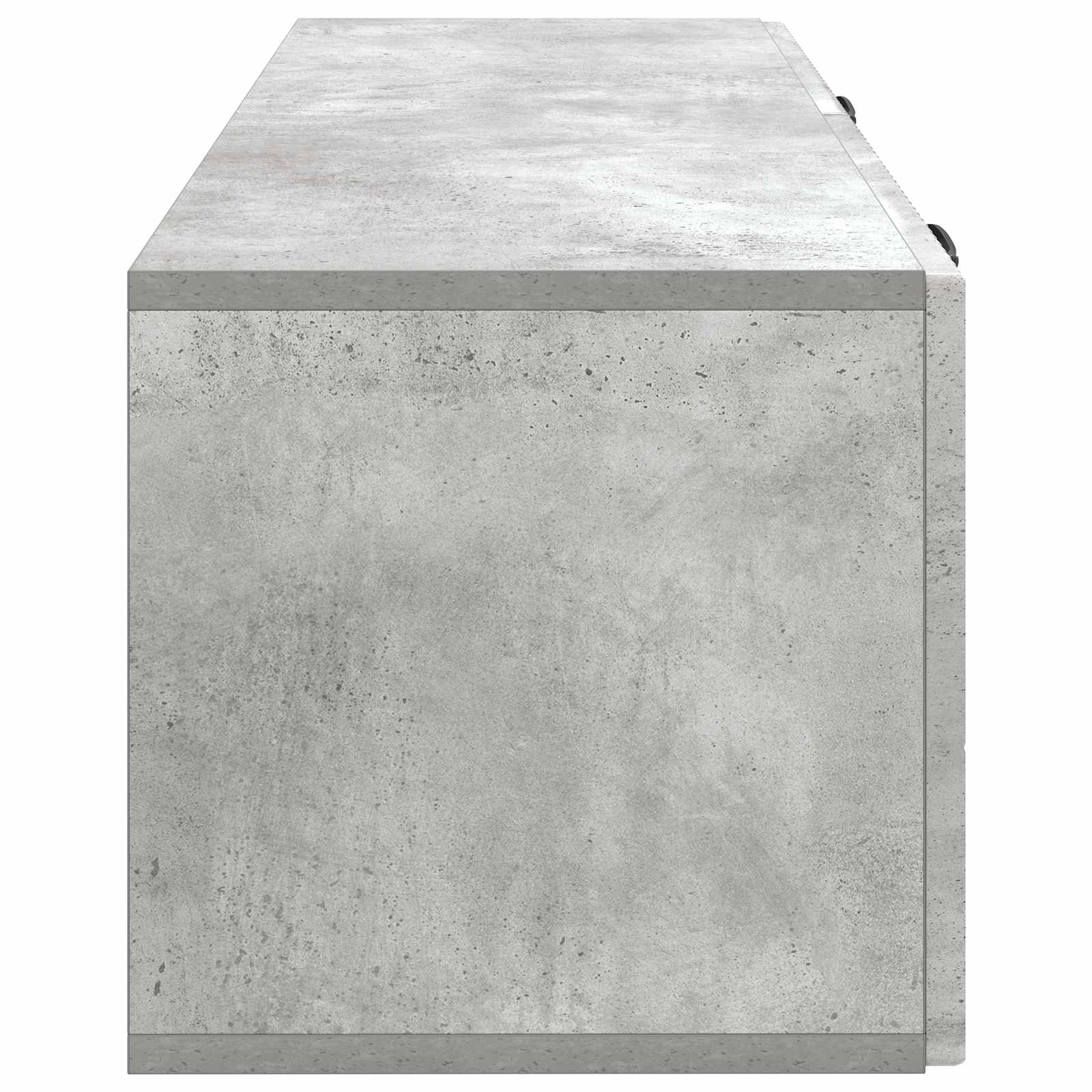 Meuble TV mural Gris béton 98 x 31 x 30 cm Bois d'ingénierie - XIOS