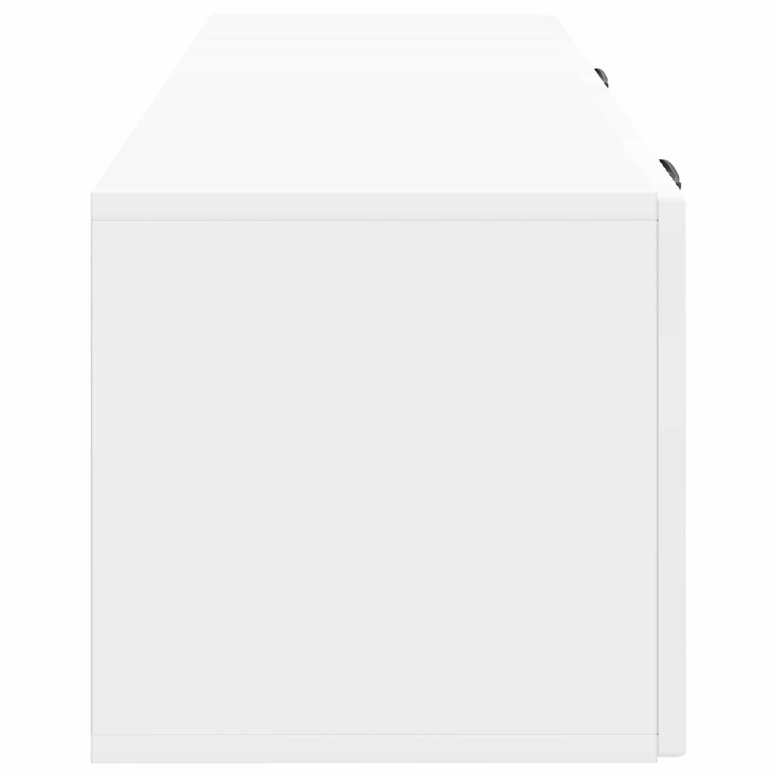 Meuble TV mural Montage mural Blanc brillant 98 x 31 x 30 cm - XIOS