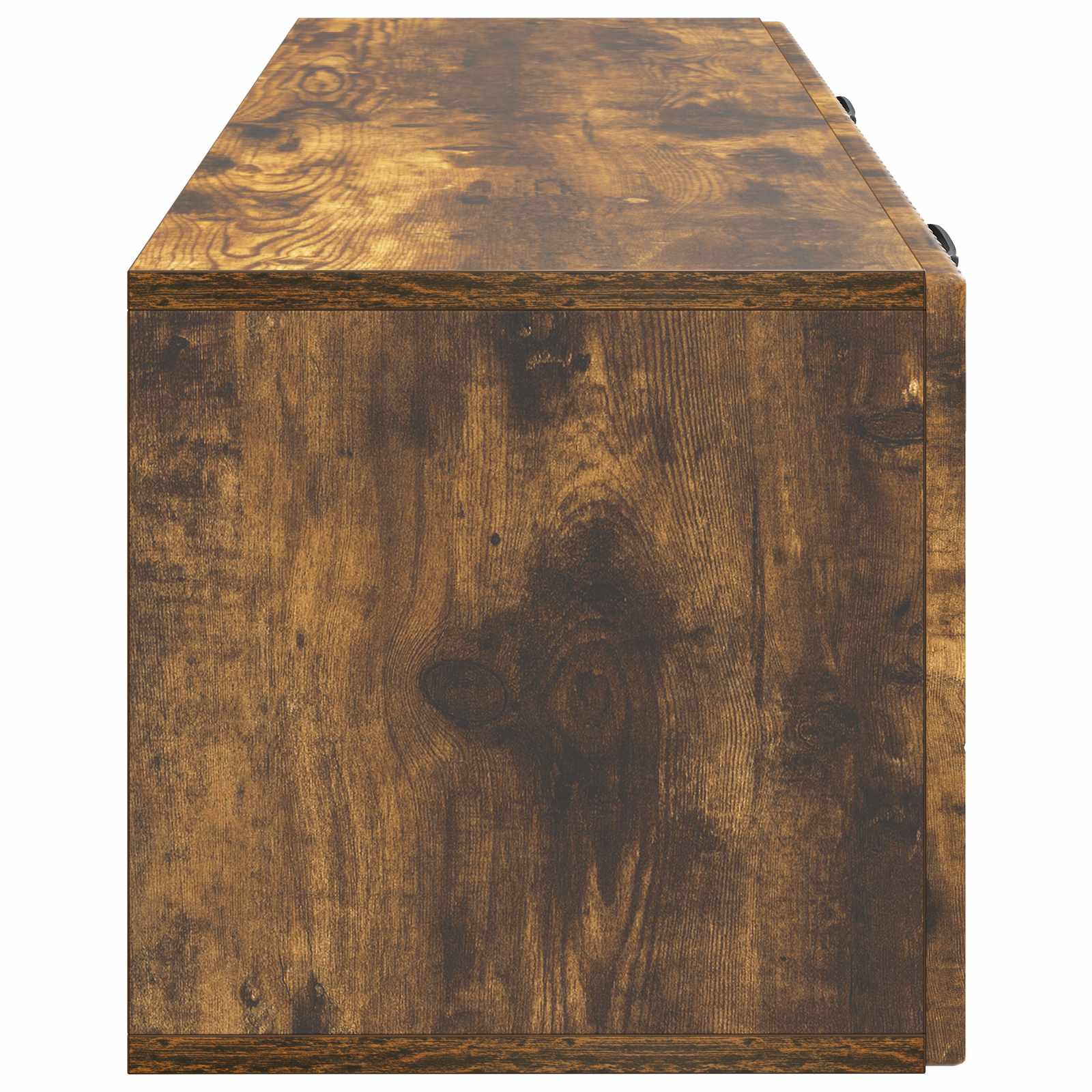 Meuble TV mural Chêne fumé 98 x 31 x 30 cm Bois d'ingénierie - XIOS