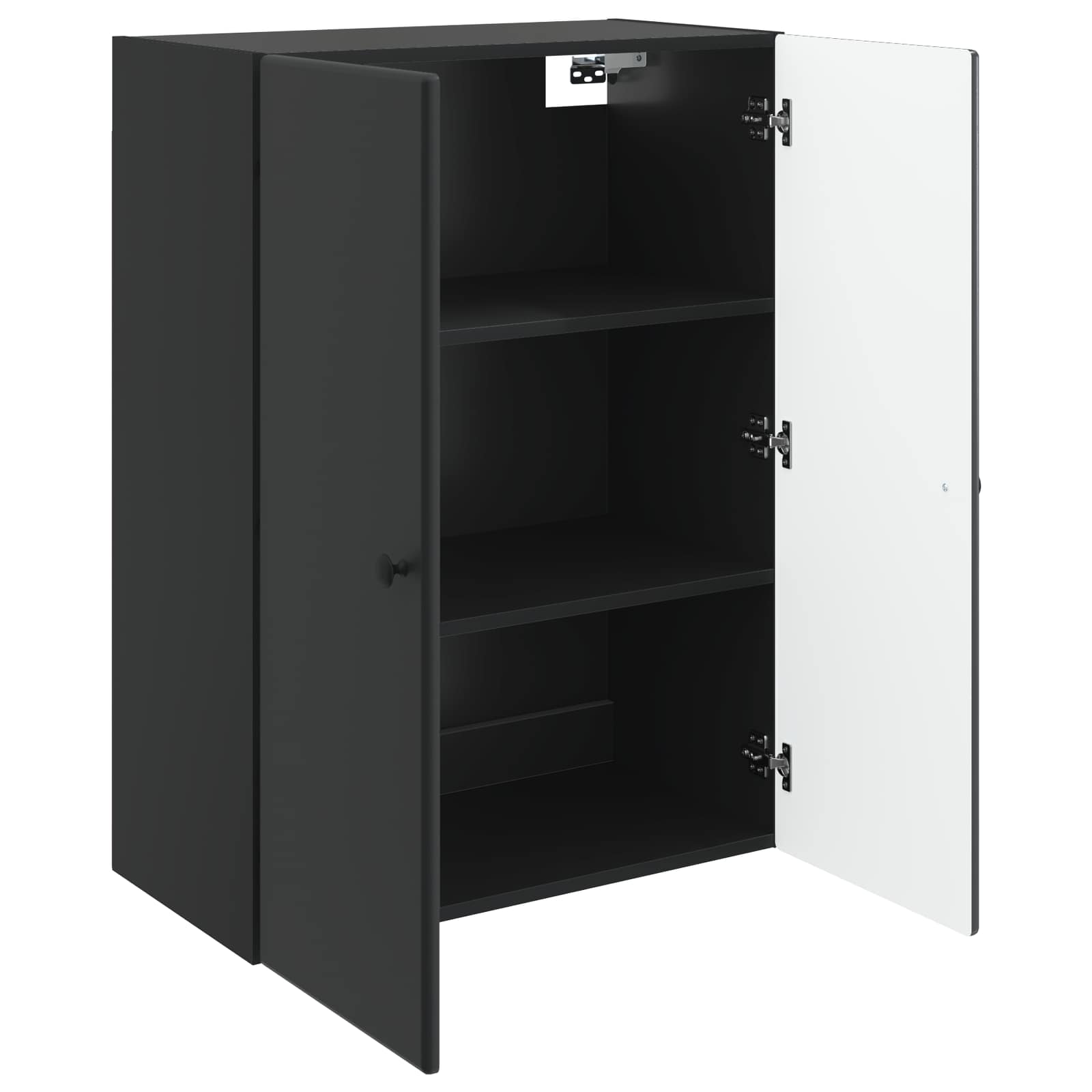 Armoire Murale Noir 66 x 34,5 x 90 cm Bois d'ingénierie - XIOS