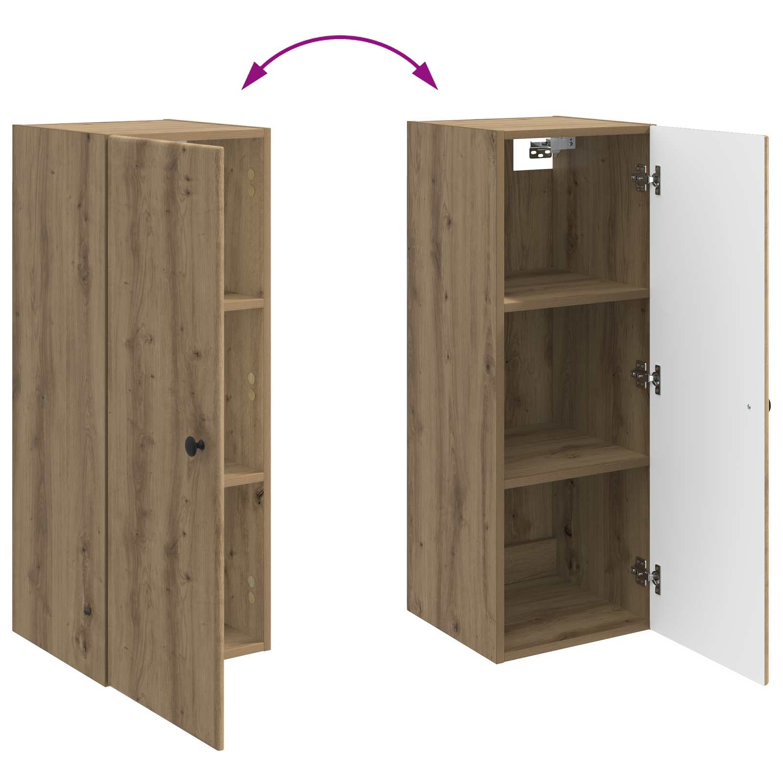 Armoire Murale 33 x 34,5 x 90 cm Bois d'ingénierie - XIOS