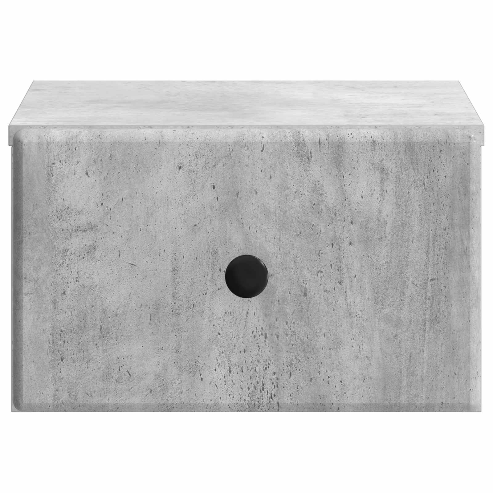 Cabinet de chevet mural 2 pc Gris béton 34,5 x 33 x 20 cm - XIOS