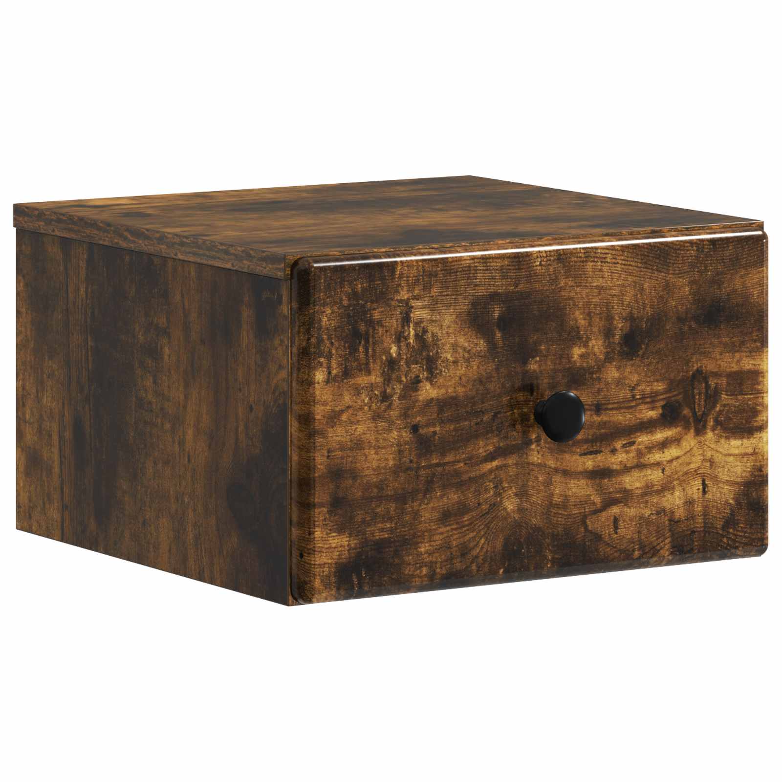 Cabinet de chevet mural 2 pc Chêne fumé 34,5 x 33 x 20 cm - XIOS