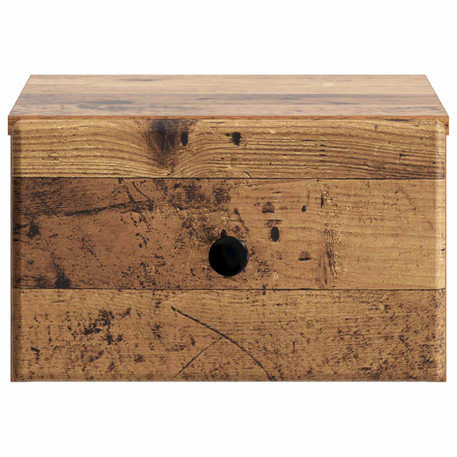 Cabinet de chevet mural 2 pc Bois ancien 34,5 x 33 x 20 cm - XIOS