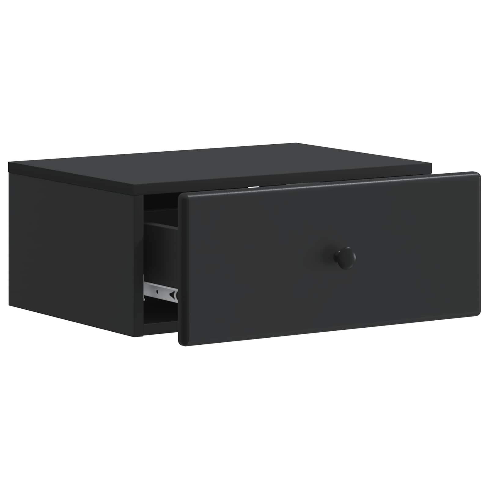 Cabinet de chevet mural 2 pcs Noir 49 x 34,5 x 20 cm - XIOS