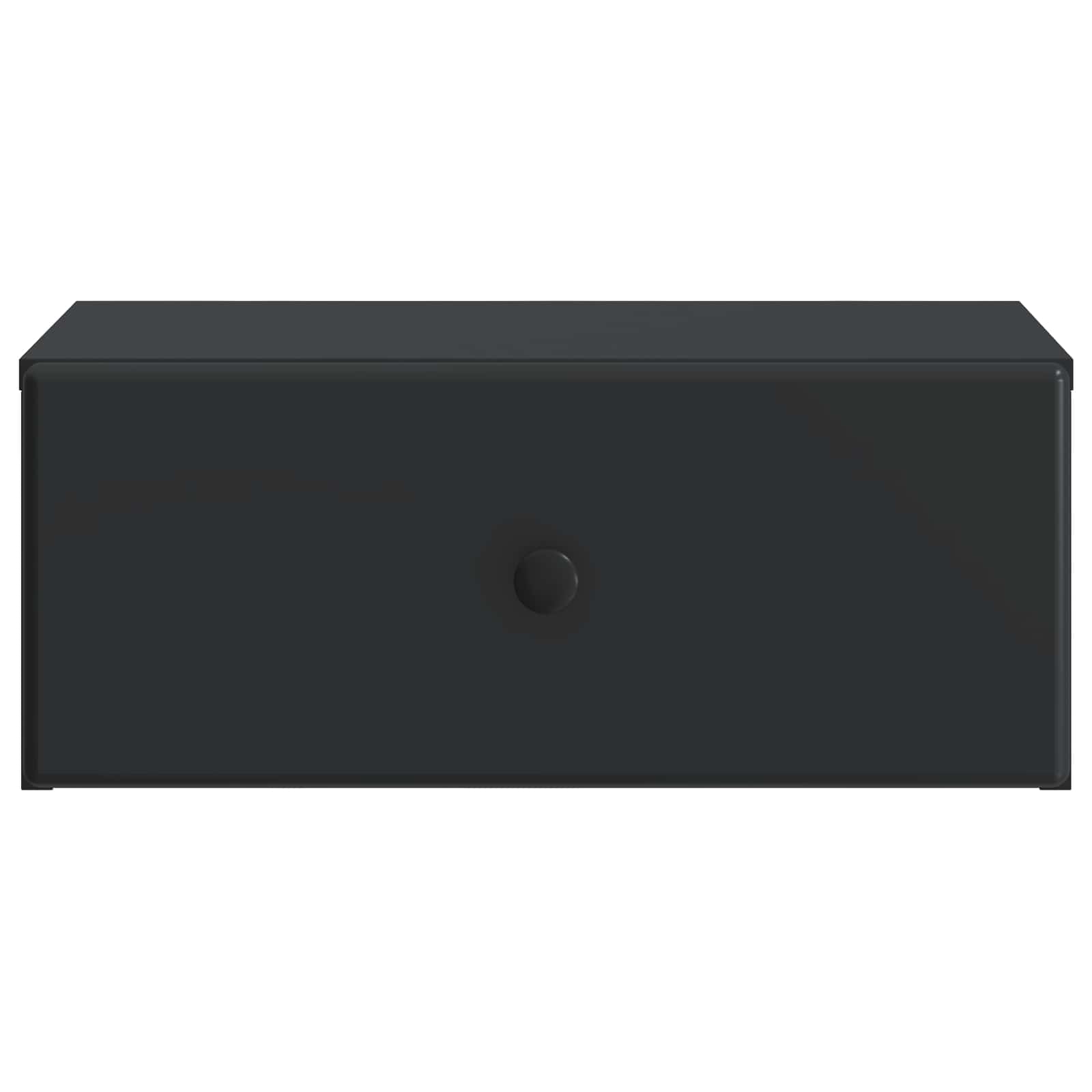 Cabinet de chevet mural 2 pcs Noir 49 x 34,5 x 20 cm - XIOS