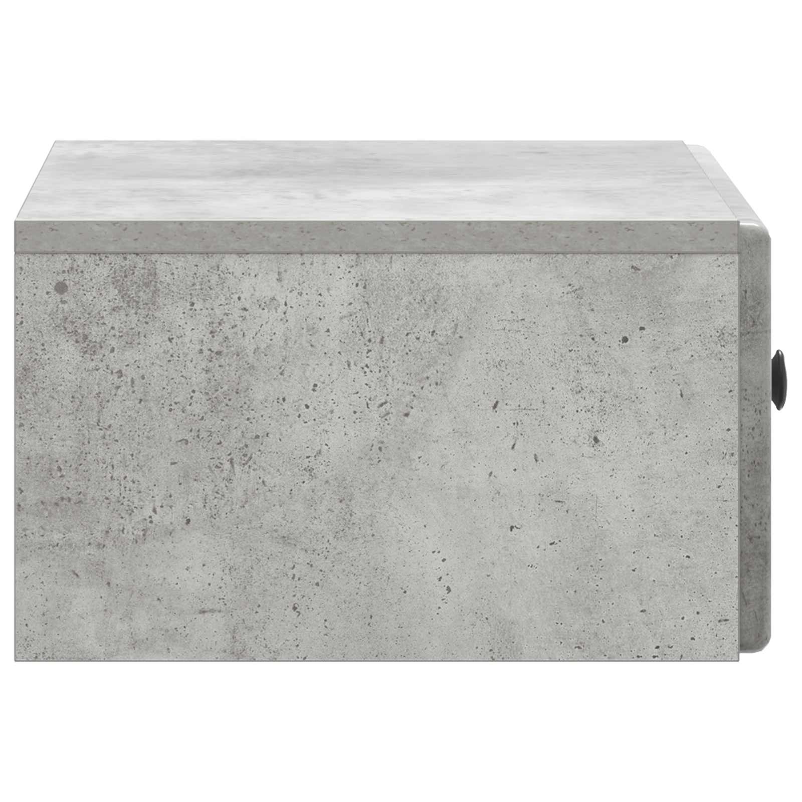 Cabinet de chevet mural Gris béton 49 x 34,5 x 20 cm - XIOS