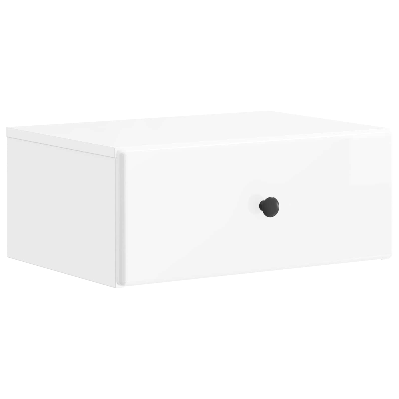 Cabinet de chevet mural 2 pcs Blanc brillant 49 x 34,5 x 20 cm - XIOS