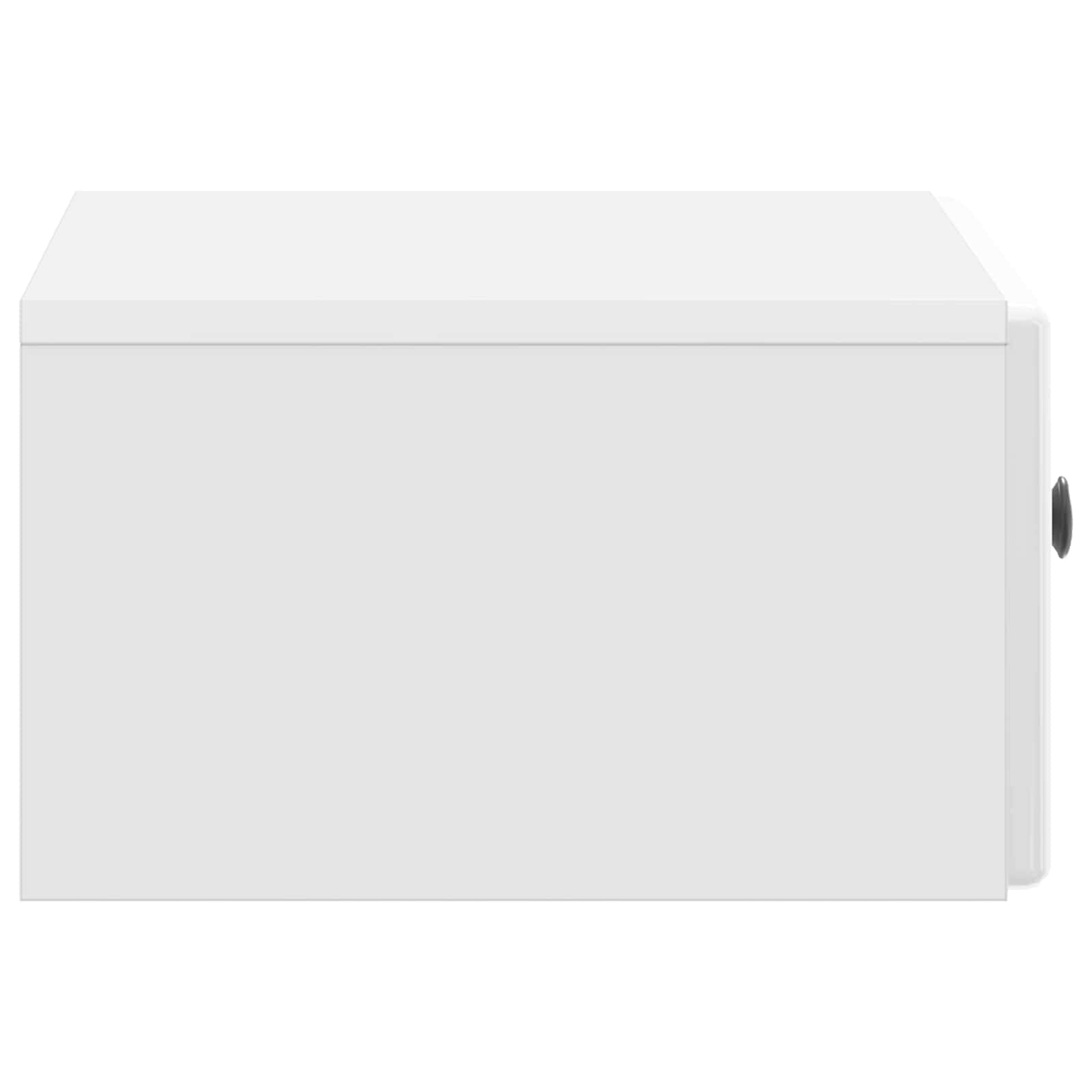 Cabinet de chevet mural 2 pcs Blanc brillant 49 x 34,5 x 20 cm - XIOS