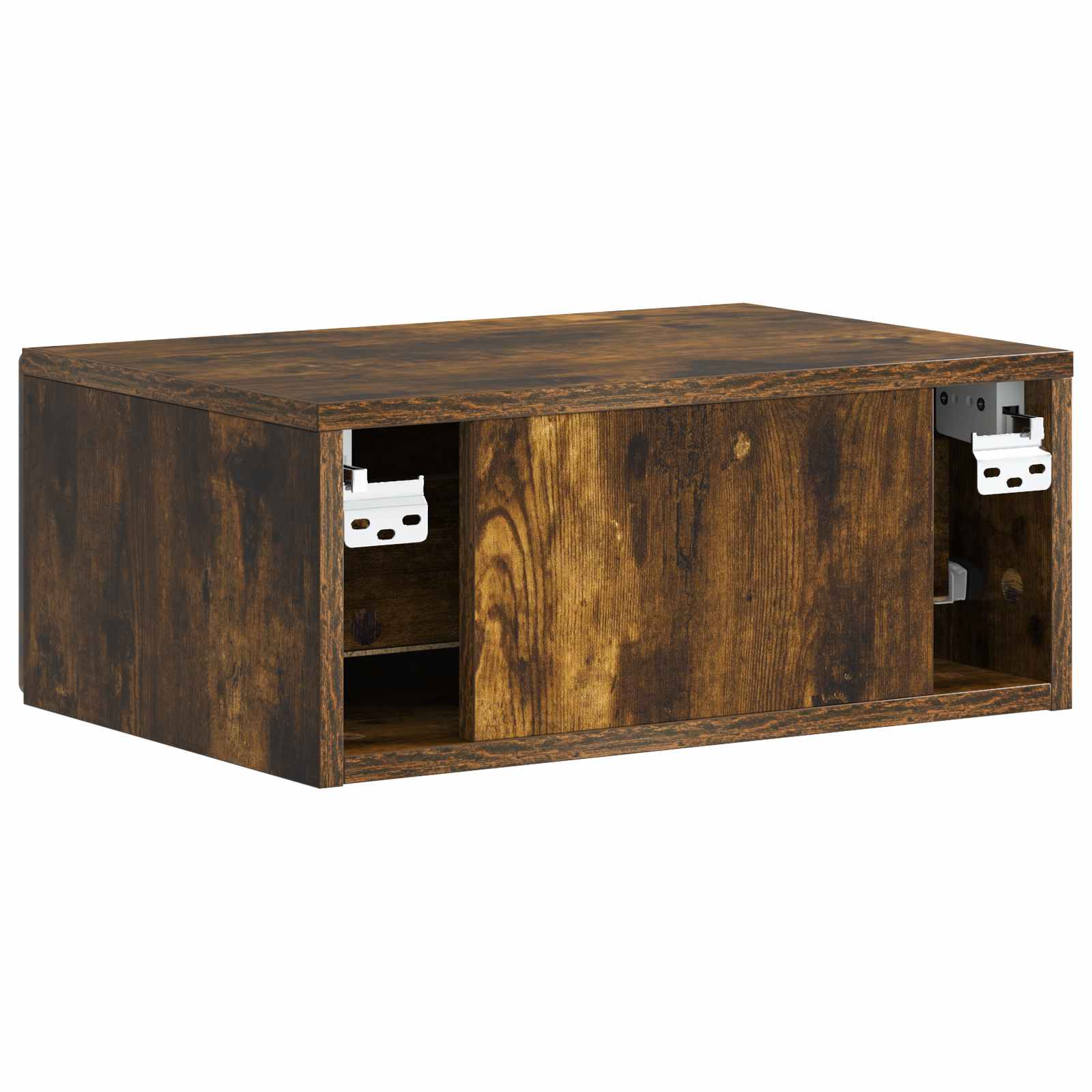 Cabinet de chevet mural 2 pcs Chêne fumé 49 x 34,5 x 20 cm - XIOS