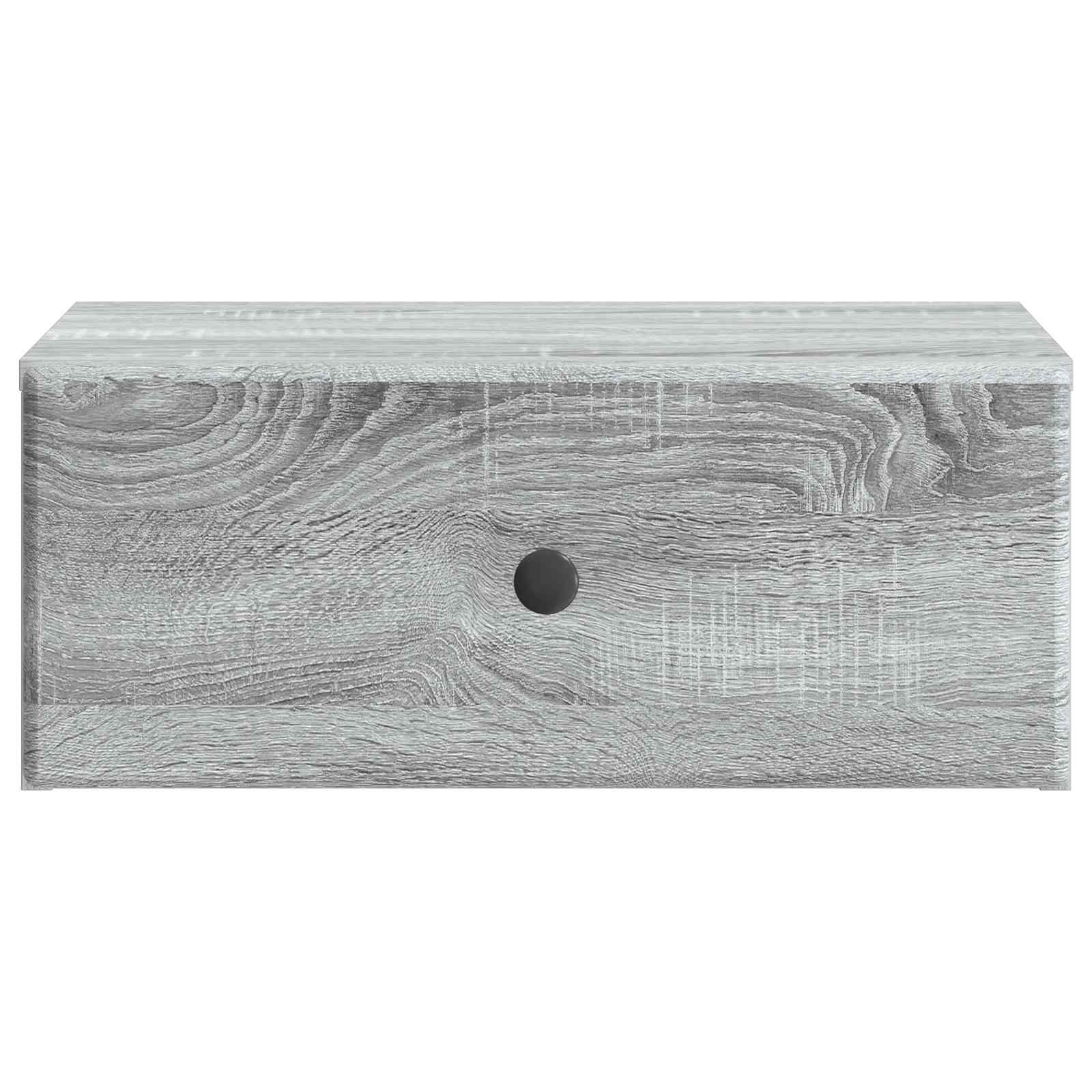 Cabinet de chevet mural 2 pcs Sonoma gris 49 x 34,5 x 20 cm - XIOS