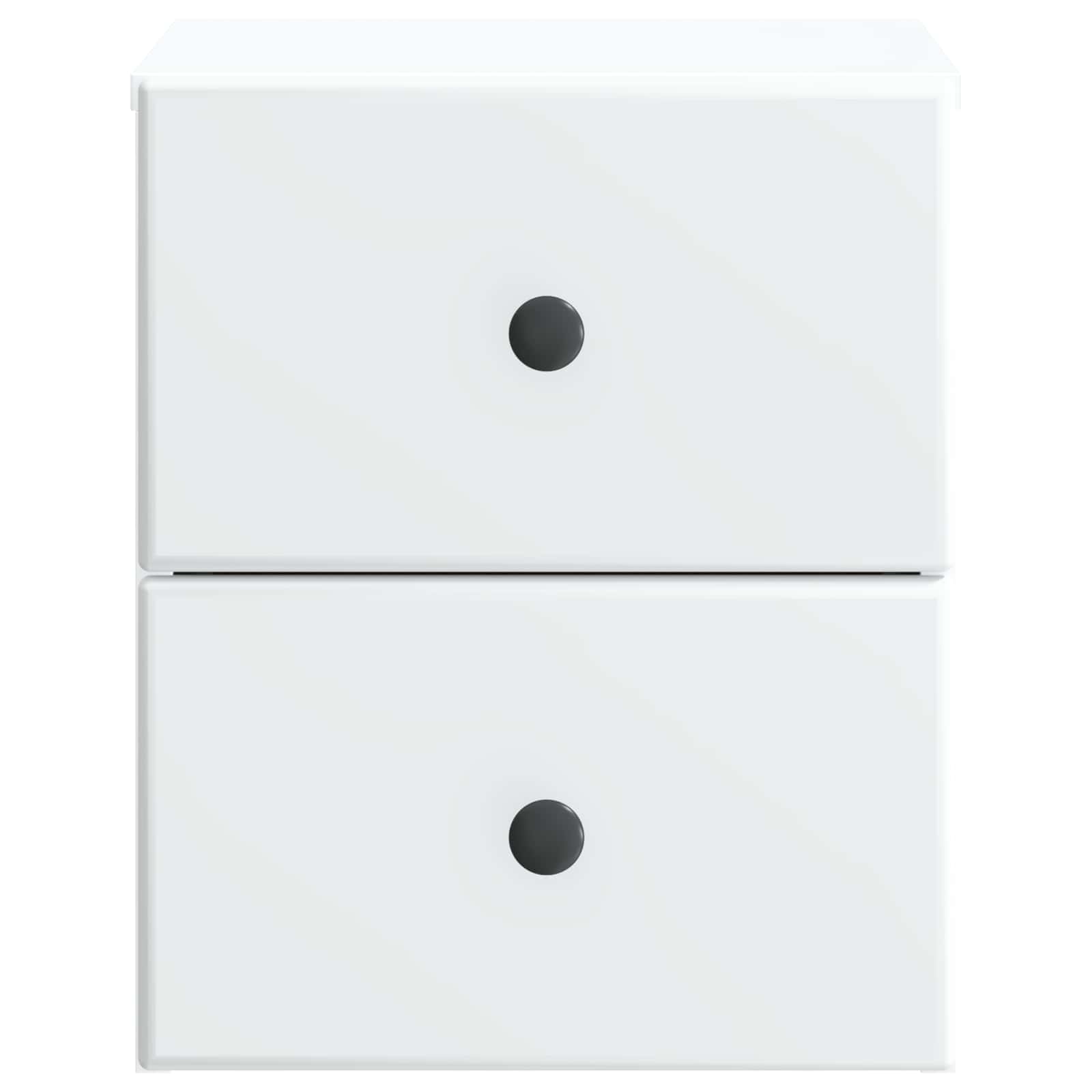 Cabinet de chevet mural 2 pcs Blanc 34,5 x 33 x 40 cm - XIOS