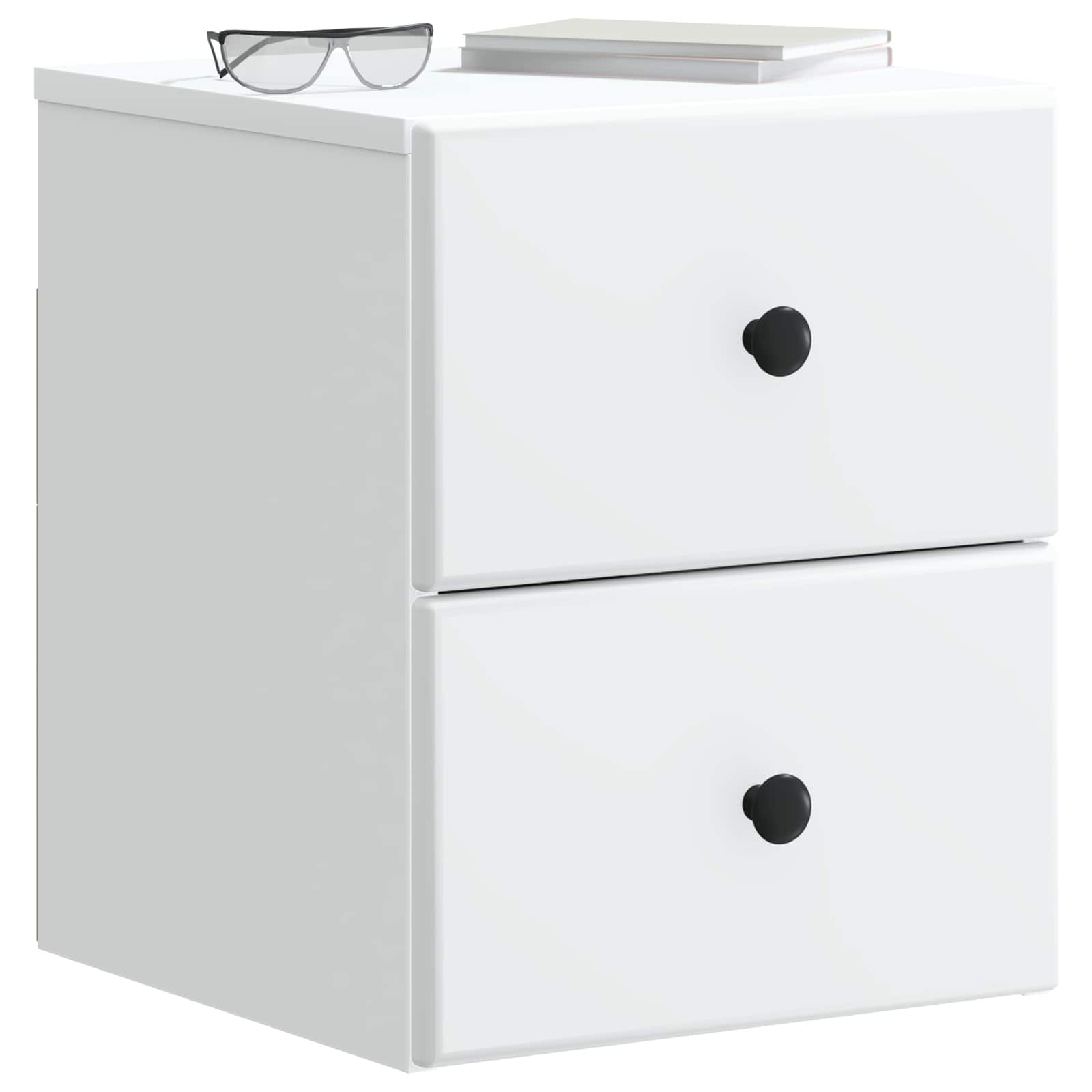 Cabinet de chevet mural 2 pcs Blanc 34,5 x 33 x 40 cm - XIOS
