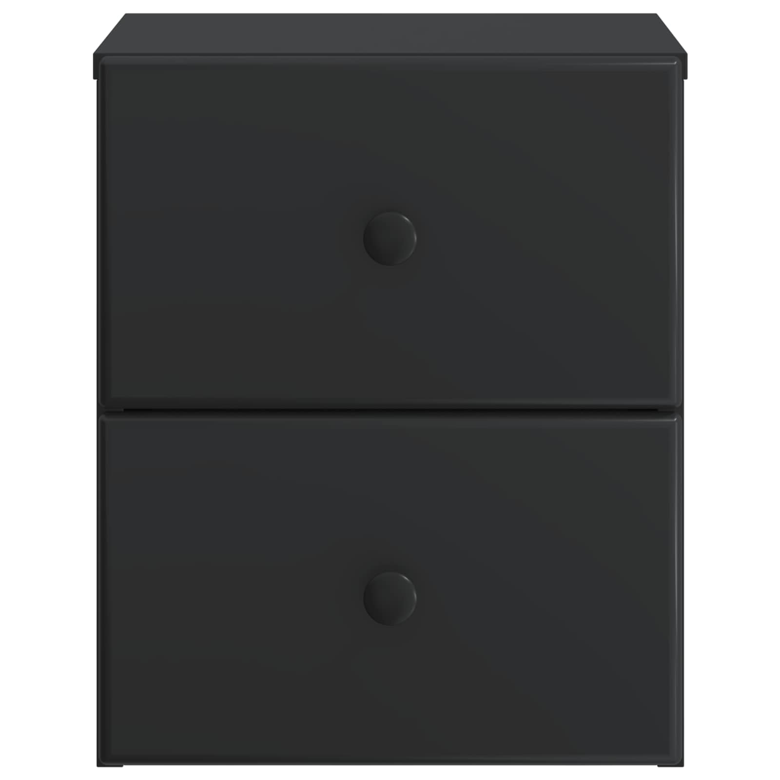 Cabinet de chevet mural 2 pcs Noir 34,5 x 33 x 40 cm - XIOS