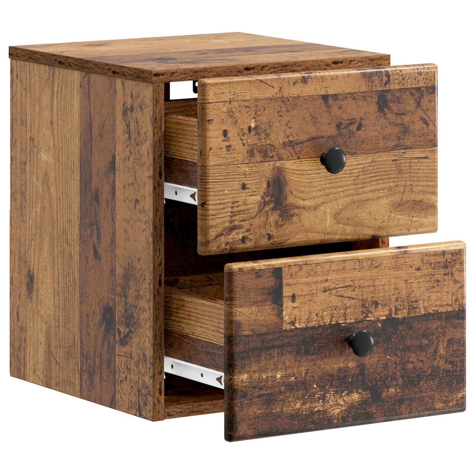 Cabinet de chevet mural 2 pcs Bois ancien 34,5 x 33 x 40 cm - XIOS