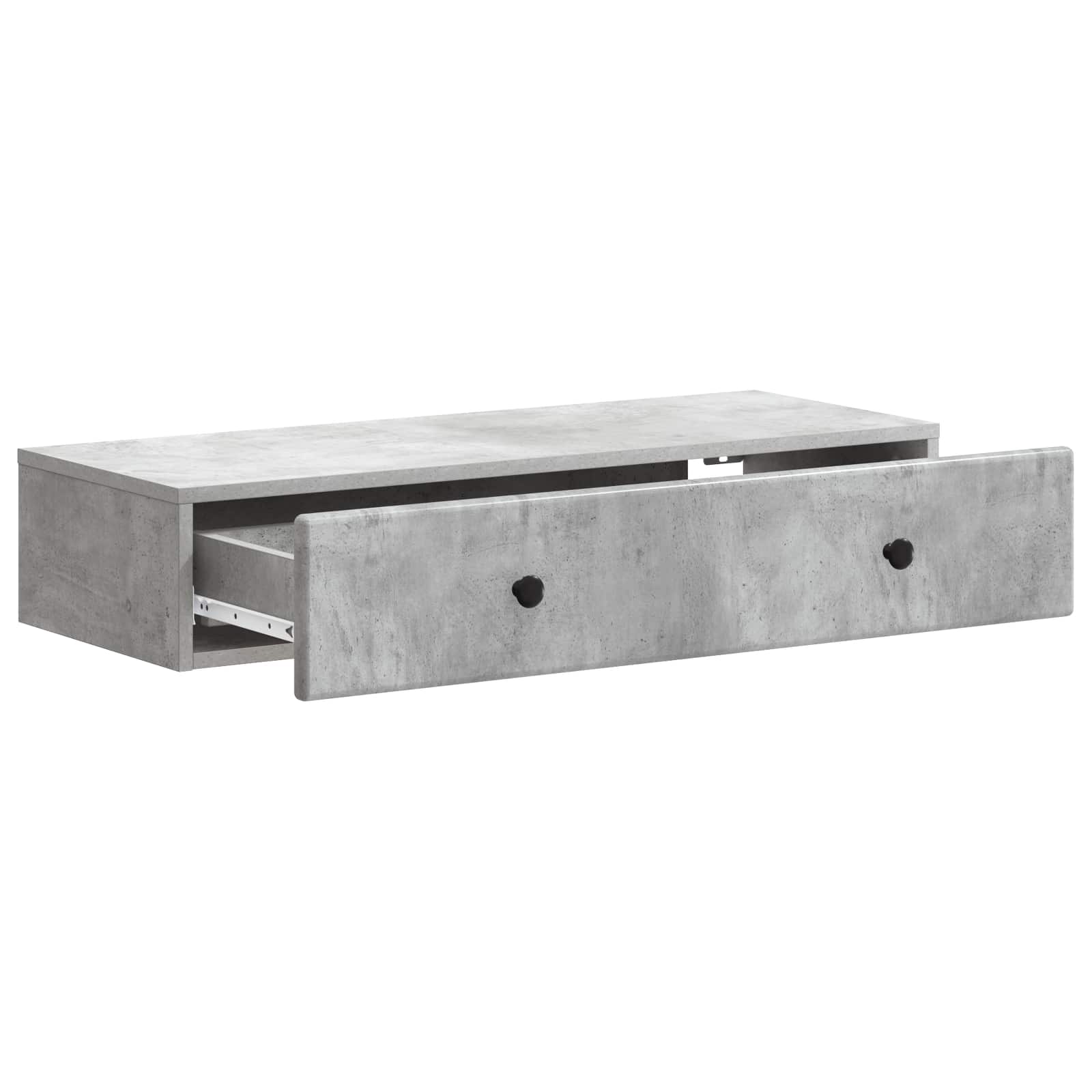 Table d'appoint murale Gris béton 87,5 x 34,5 x 17 cm - XIOS