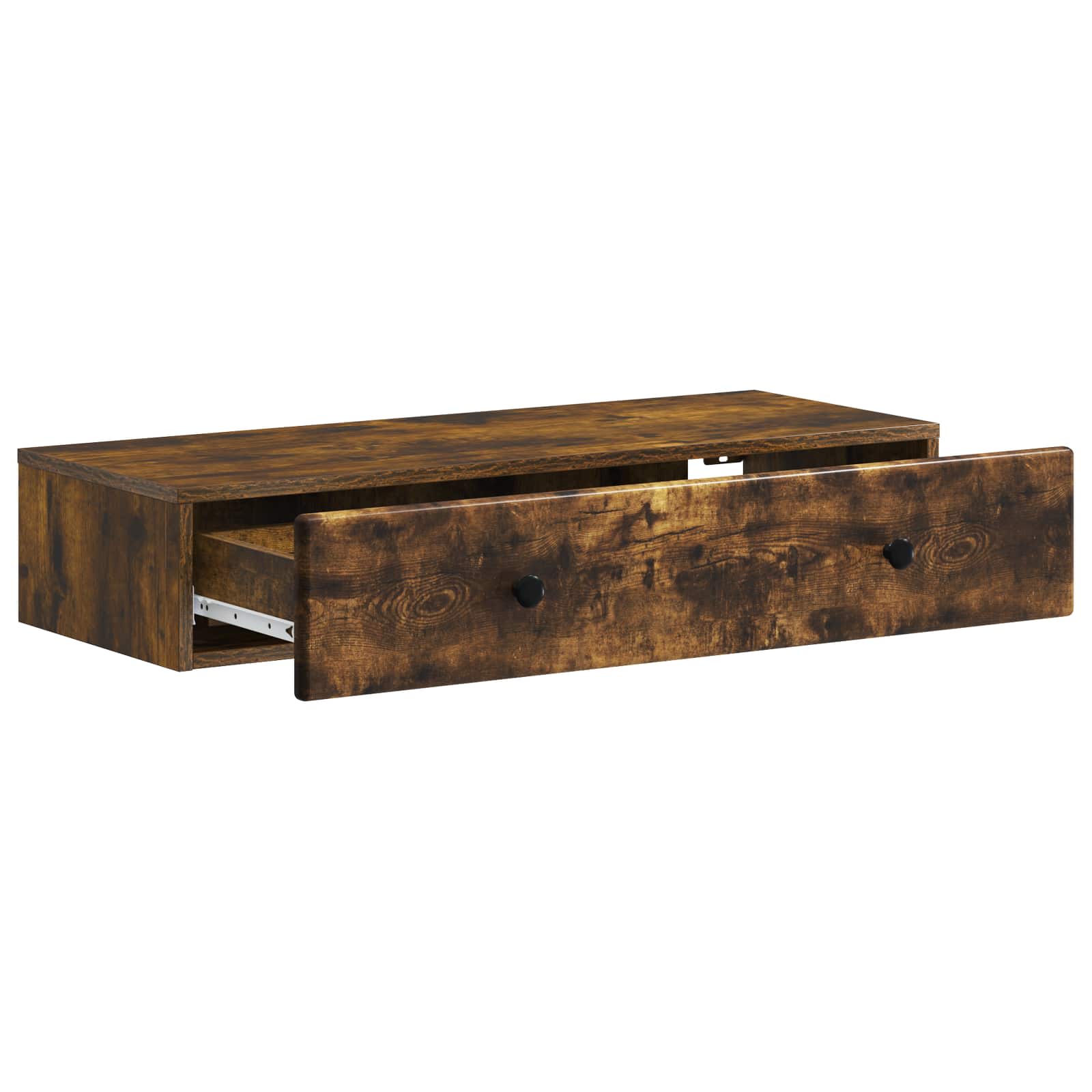 Table d'appoint murale Chêne fumé 87,5 x 34,5 x 17 cm - XIOS