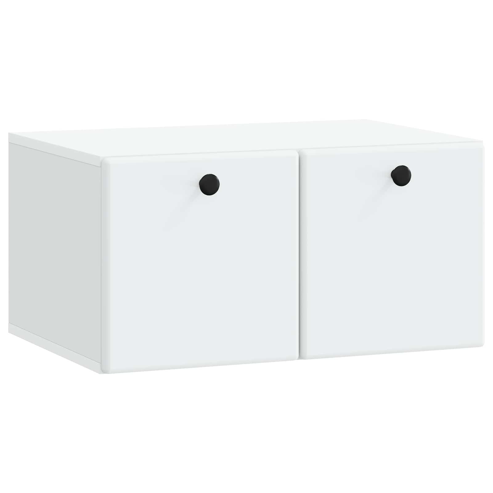 Meuble TV mural 59,5 x 41 x 30 cm Blanc Bois d'ingénierie - XIOS