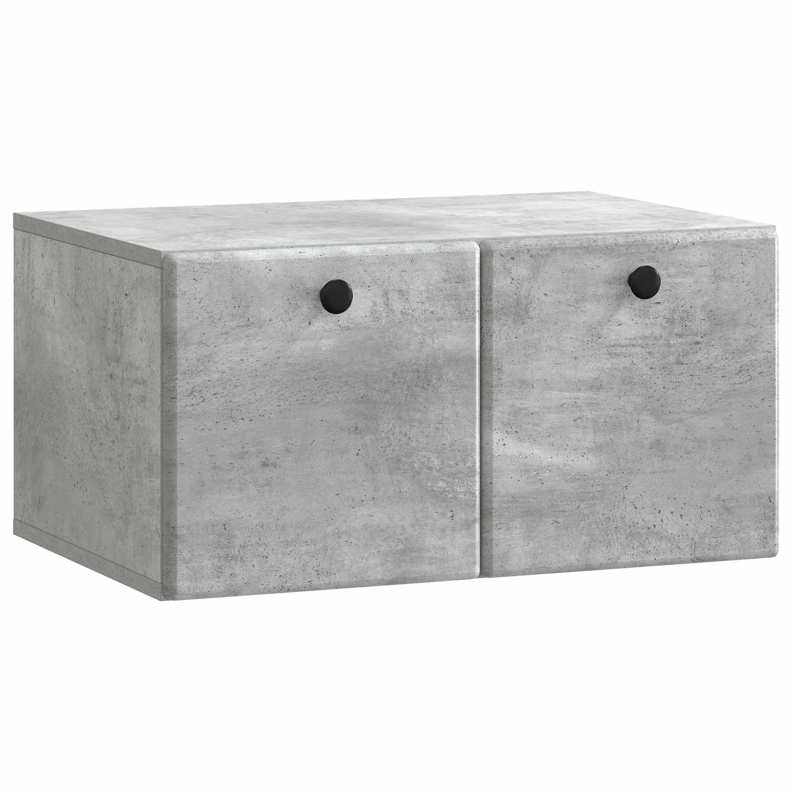 Meuble TV mural 59,5 x 41 x 30 cm Gris béton Bois d'ingénierie - XIOS