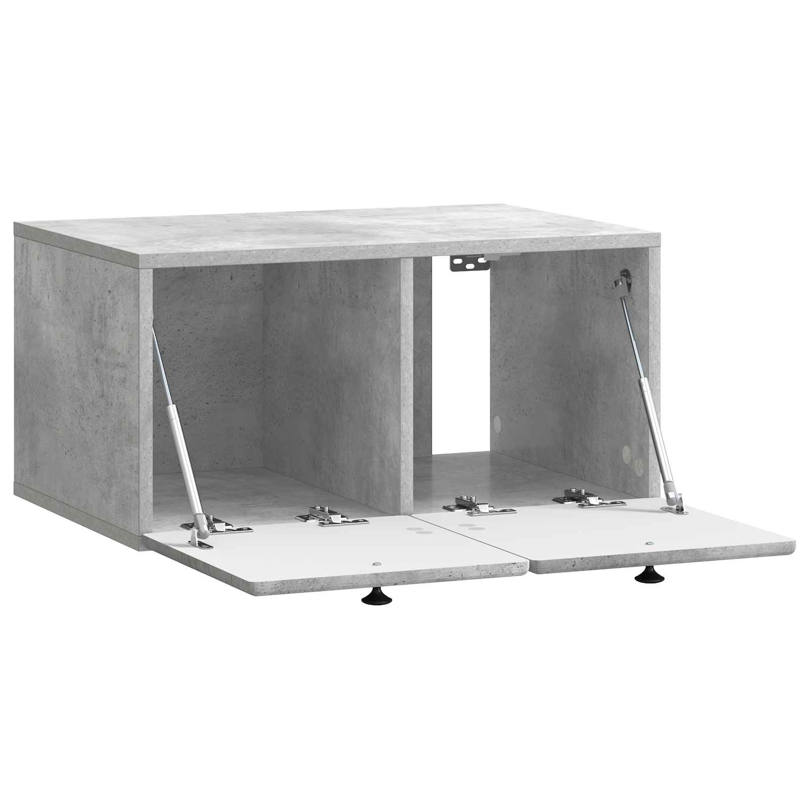 Meuble TV mural 59,5 x 41 x 30 cm Gris béton Bois d'ingénierie - XIOS