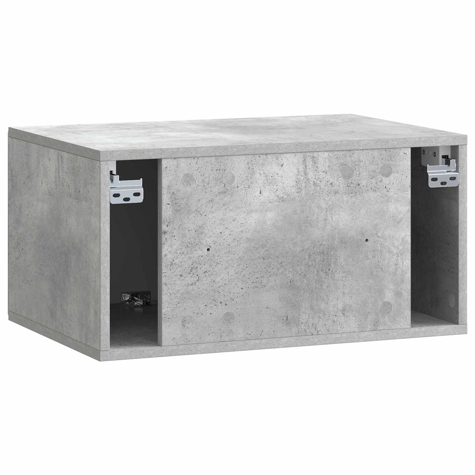Meuble TV mural 59,5 x 41 x 30 cm Gris béton Bois d'ingénierie - XIOS
