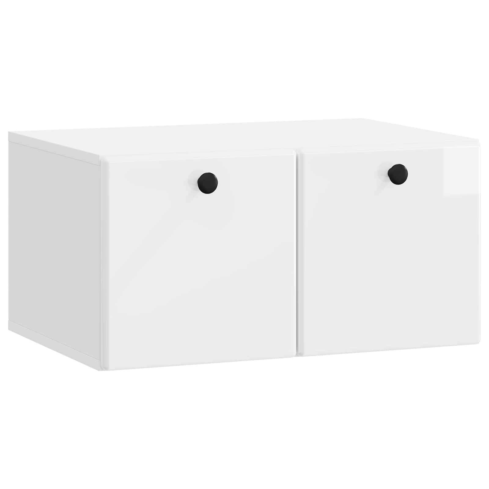 Meuble TV mural Montage mural Blanc brillant 59,5 x 41 x 30 cm - XIOS