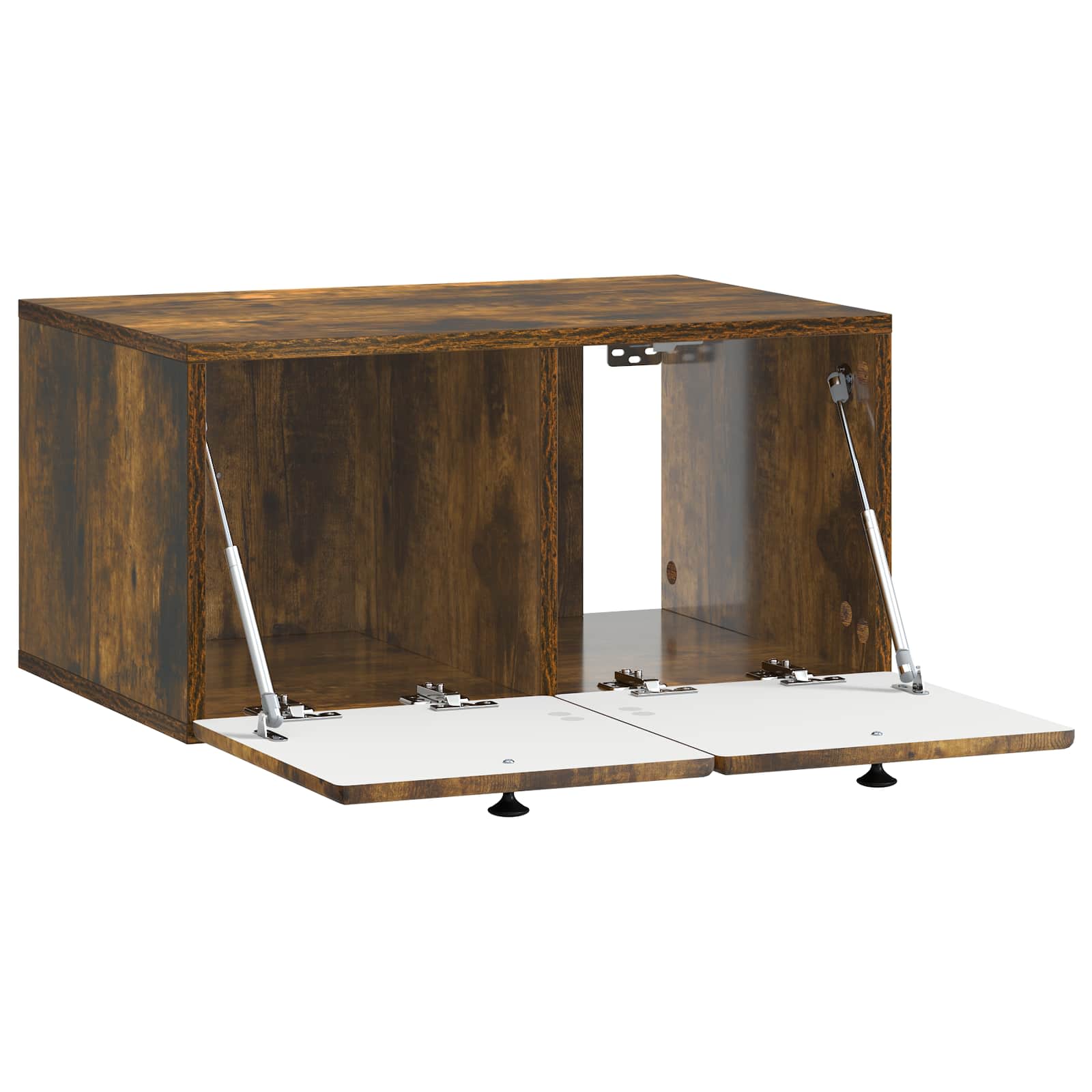 Meuble TV mural Chêne fumé 59,5 x 41 x 30 cm Bois d'ingénierie - XIOS