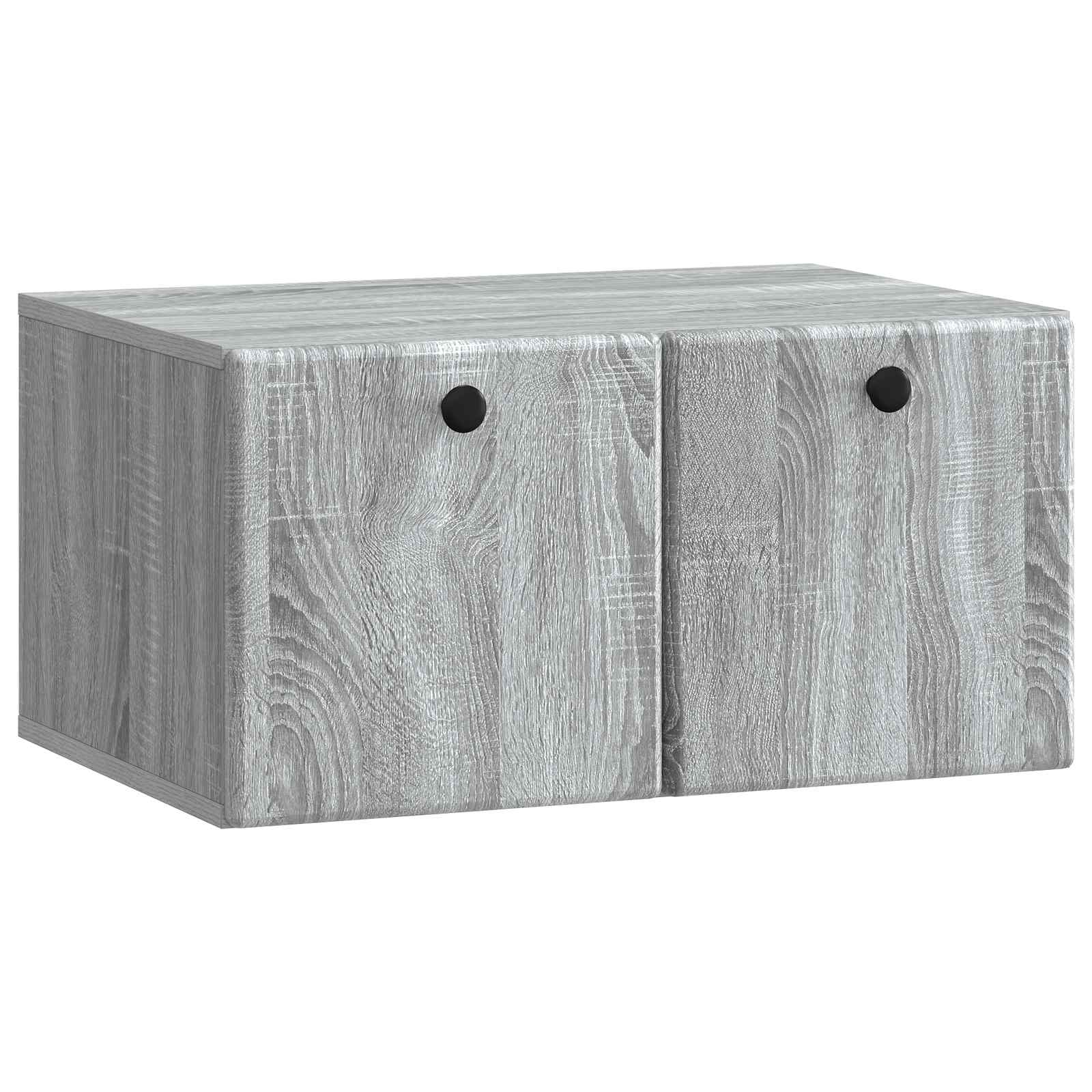 Meuble TV mural Sonoma gris 59,5 x 41 x 30 cm Bois d'ingénierie - XIOS