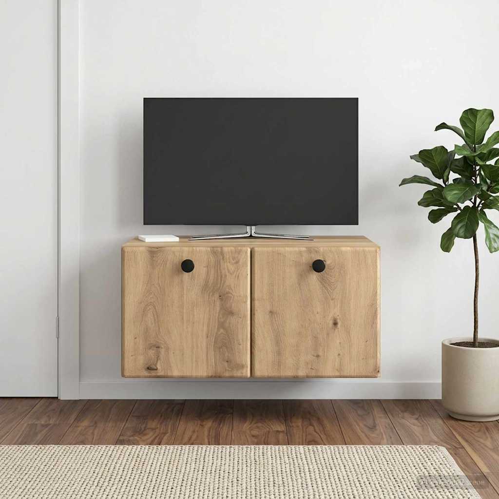 Meuble TV mural 59,5 x 41 x 30 cm Chêne artisanal - XIOS