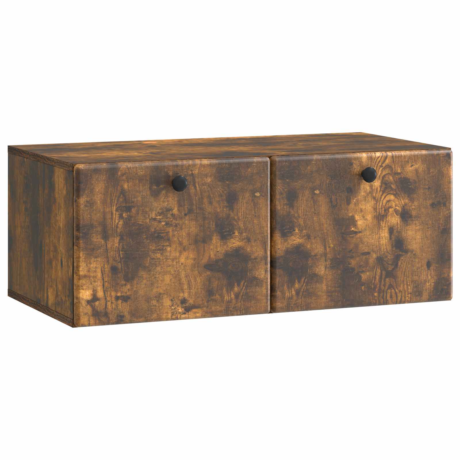 Meuble TV mural Chêne fumé 78,5 x 41 x 30 cm Bois d'ingénierie - XIOS