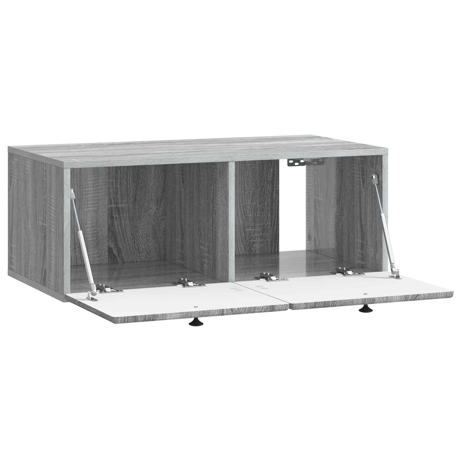 Meuble TV mural 78,5 x 41 x 30 cm Sonoma gris Bois d'ingénierie - XIOS