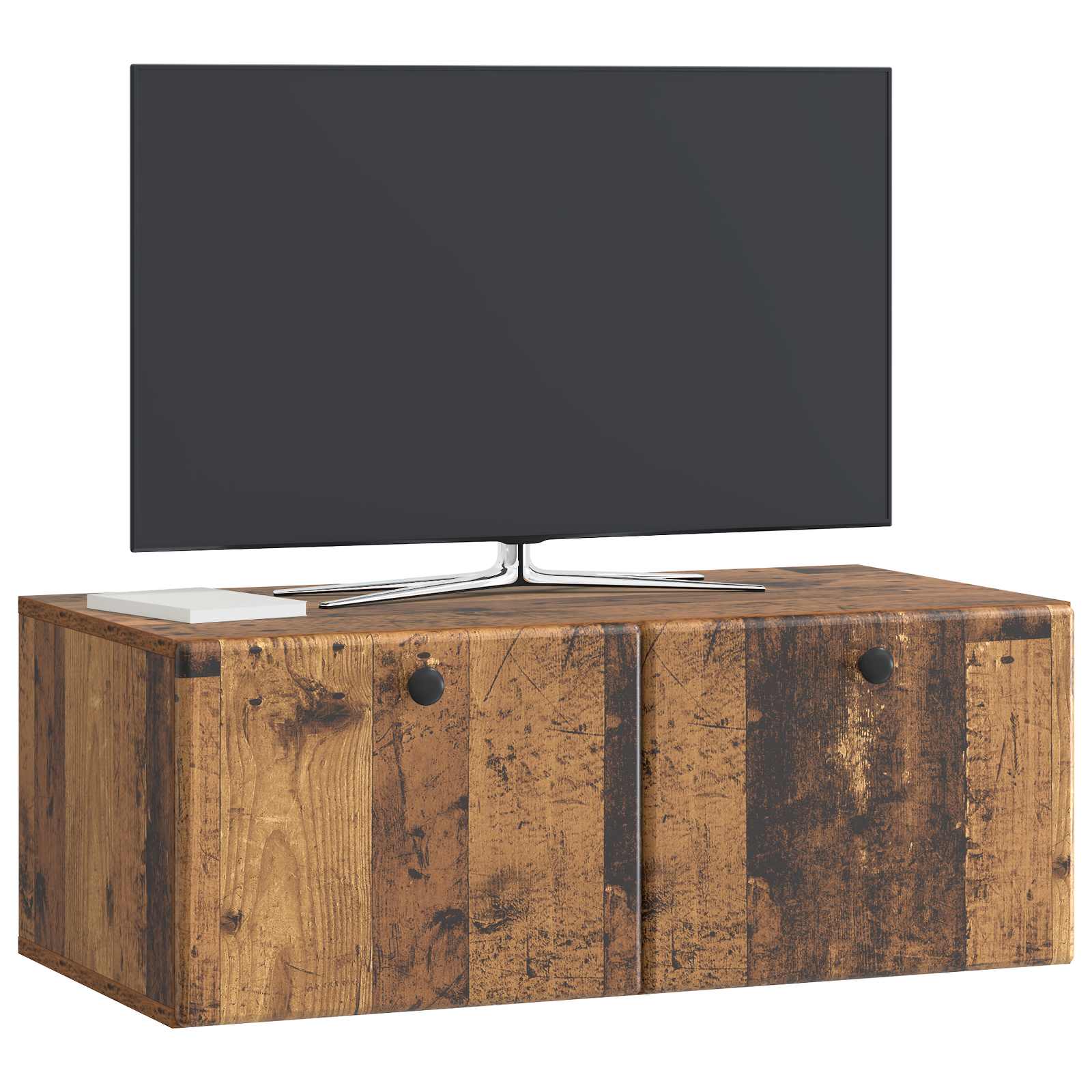 Meuble TV mural 78,5 x 41 x 30 cm Bois ancien Bois d'ingénierie - XIOS