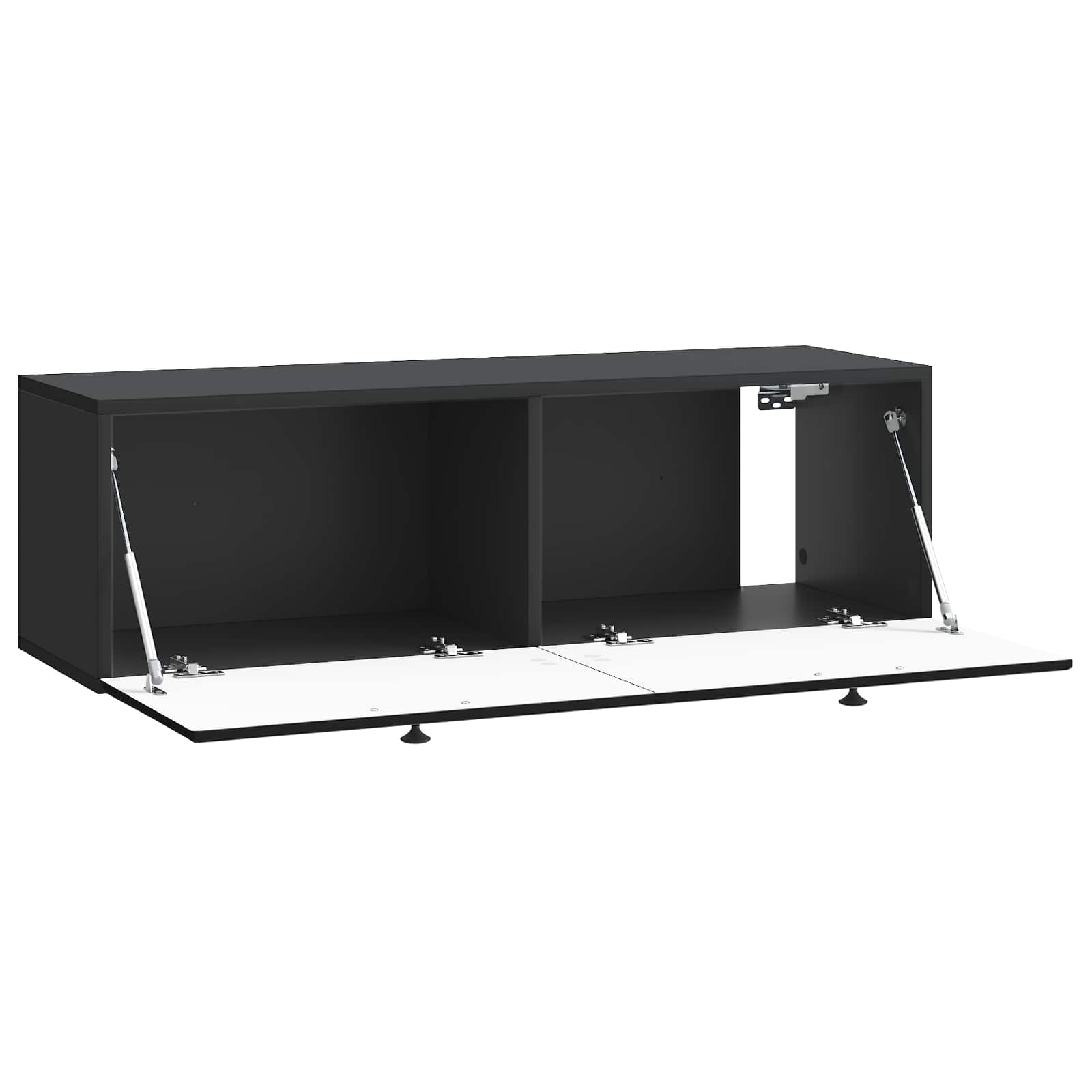 Meuble TV mural Noir 98 x 41 x 30 cm Bois d'ingénierie - XIOS