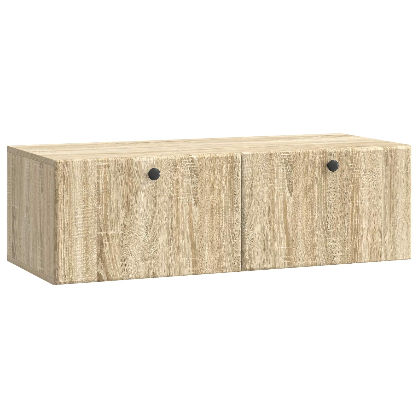 Meuble TV mural Chêne Sonoma 98 x 41 x 30 cm Bois d'ingénierie - XIOS