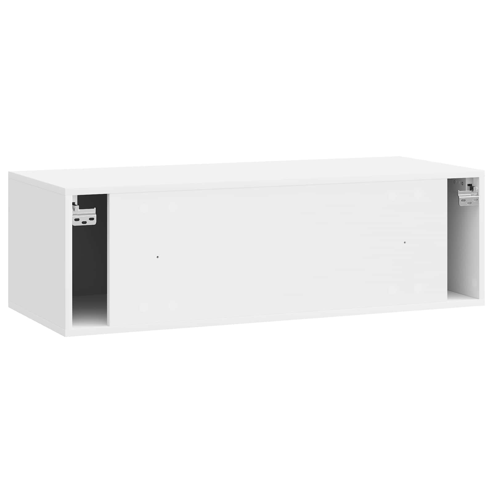 Meuble TV mural Montage mural Blanc brillant 98 x 41 x 30 cm - XIOS