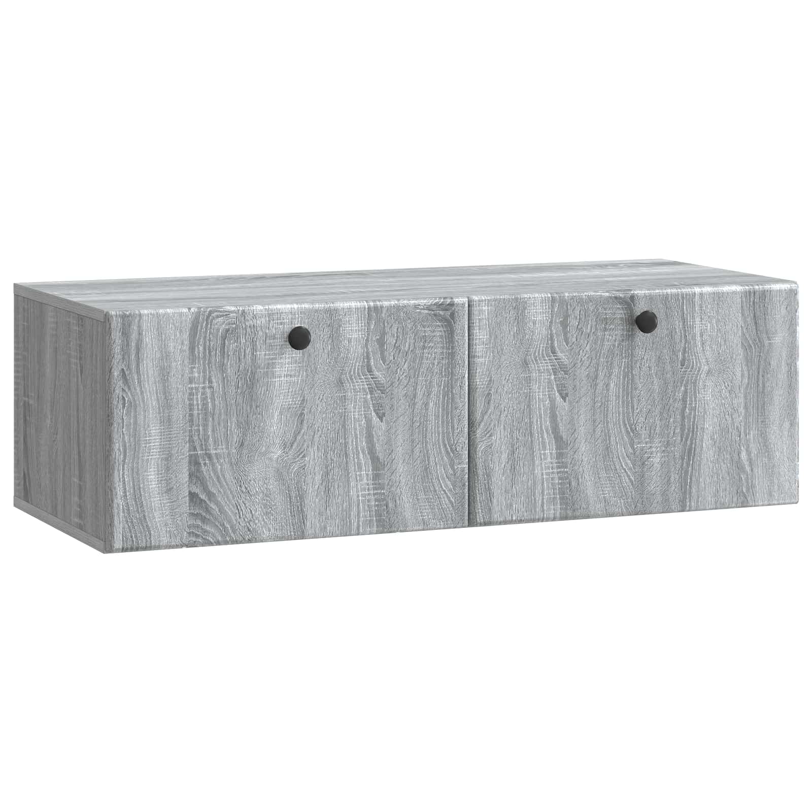 Meuble TV mural Sonoma gris 98 x 41 x 30 cm Bois d'ingénierie - XIOS
