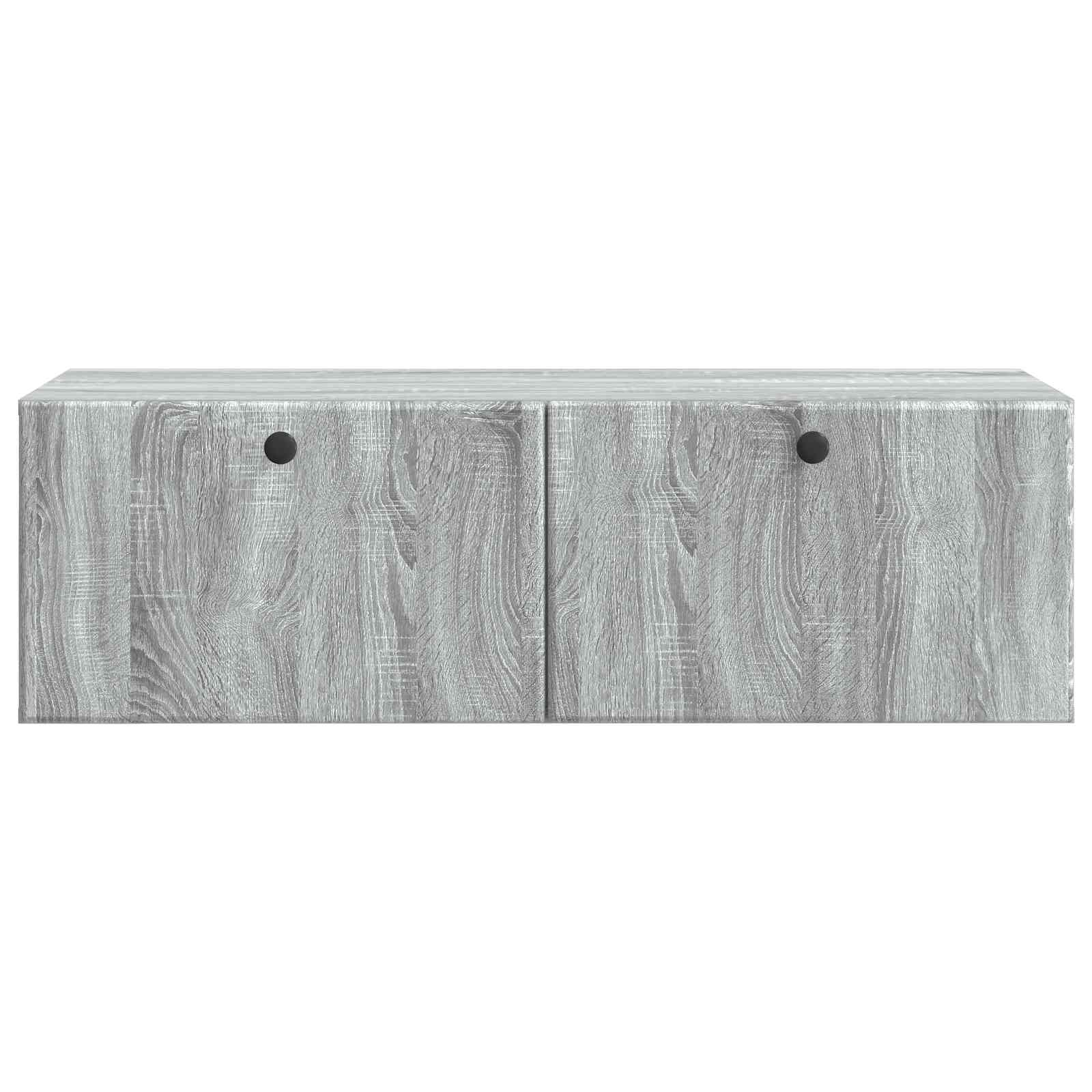 Meuble TV mural Sonoma gris 98 x 41 x 30 cm Bois d'ingénierie - XIOS