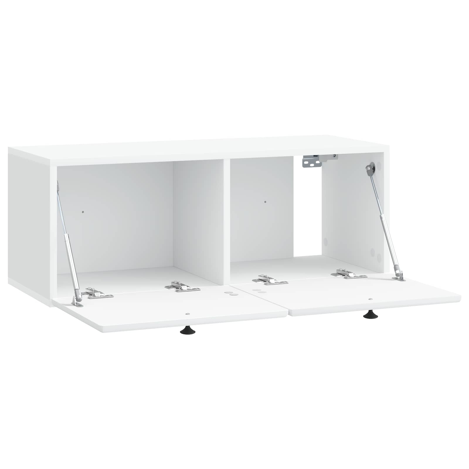 Meuble TV mural 78,5 x 31 x 30 cm Blanc Bois d'ingénierie - XIOS