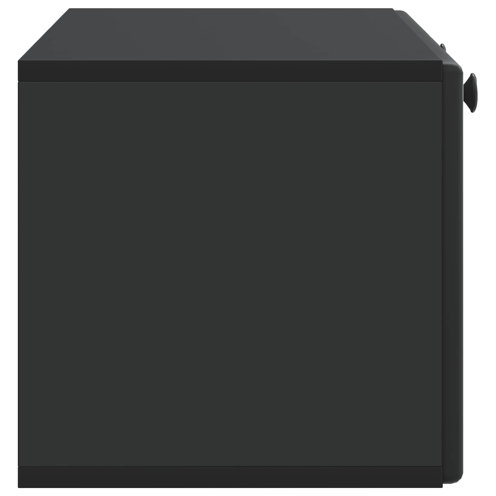 Meuble TV mural 78,5 x 31 x 30 cm Noir Bois d'ingénierie - XIOS