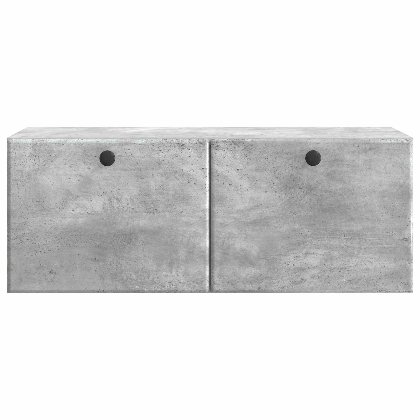 Meuble TV mural 78,5 x 31 x 30 cm Gris béton Bois d'ingénierie - XIOS
