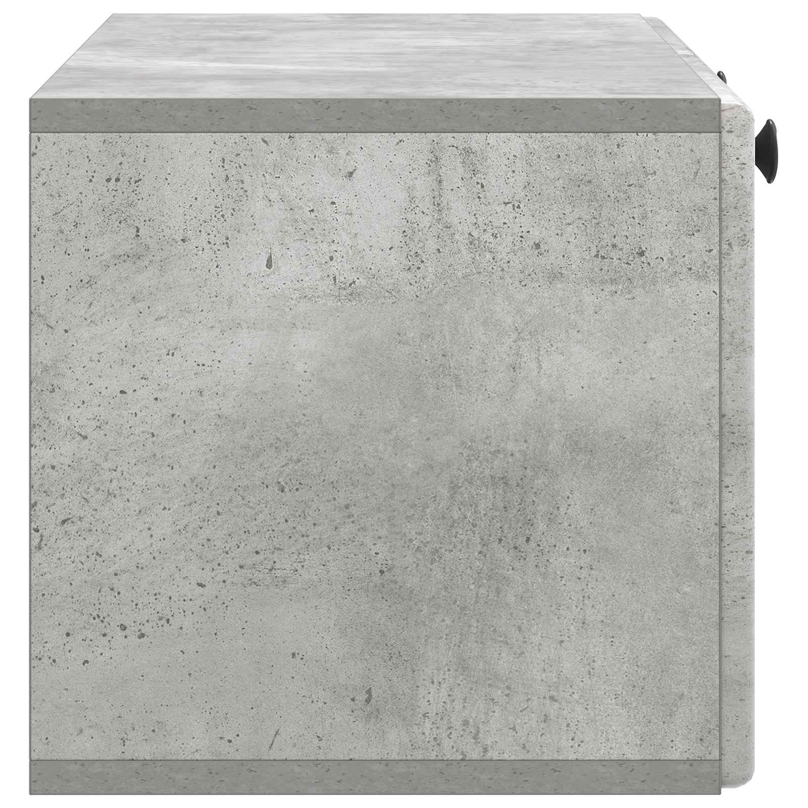 Meuble TV mural 78,5 x 31 x 30 cm Gris béton Bois d'ingénierie - XIOS