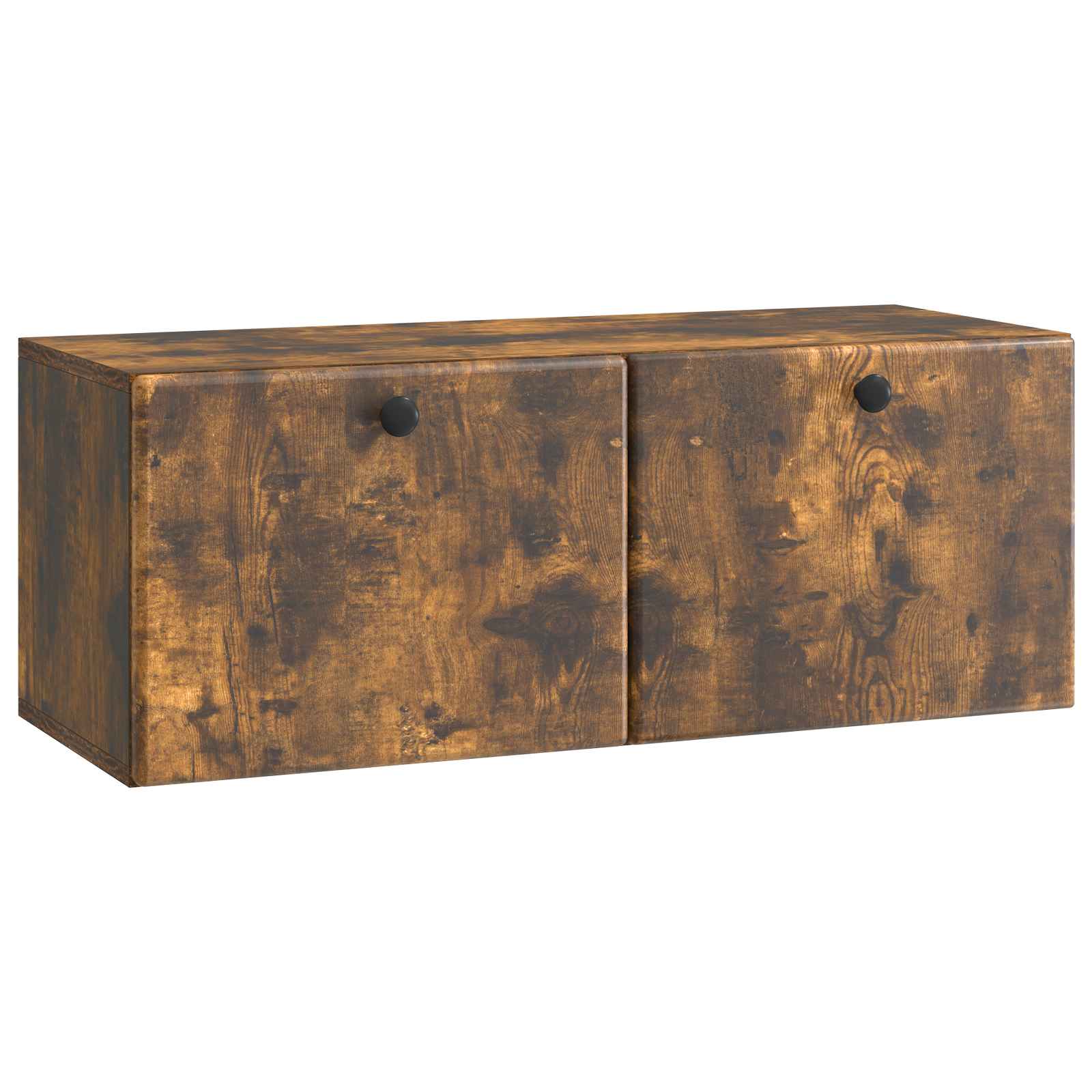 Meuble TV mural 78,5 x 31 x 30 cm Chêne fumé Bois d'ingénierie - XIOS