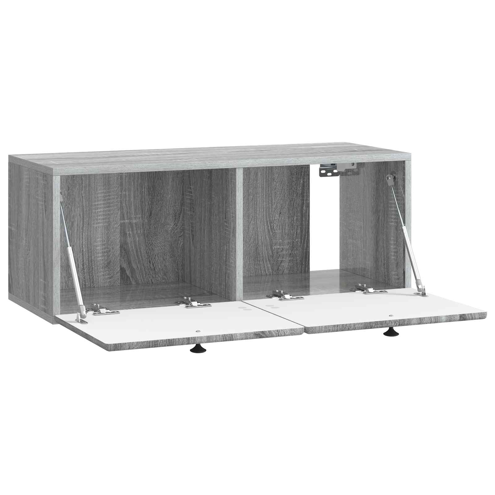 Meuble TV mural 78,5 x 31 x 30 cm Sonoma gris Bois d'ingénierie - XIOS