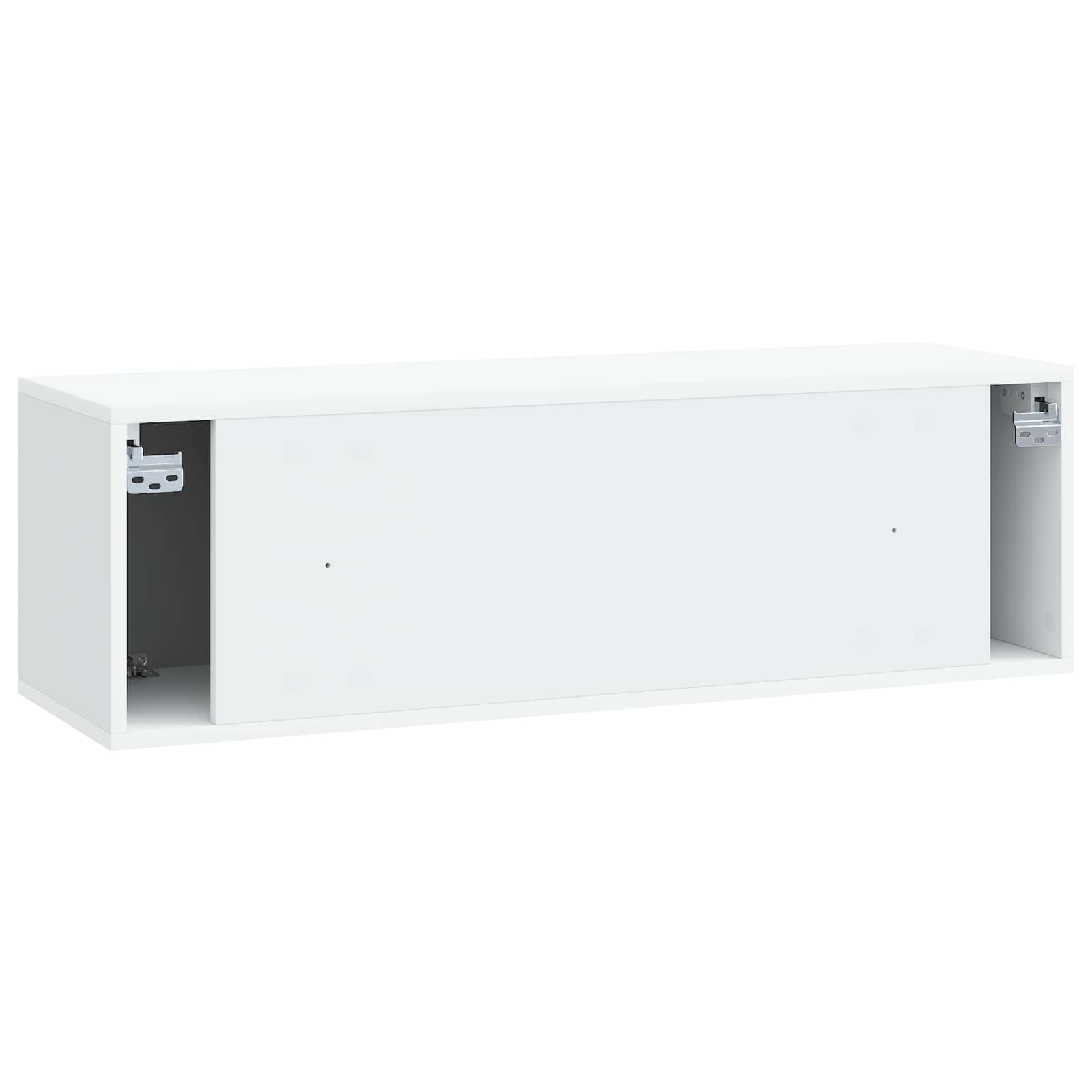 Meuble TV mural 98 x 31 x 30 cm Blanc Bois d'ingénierie - XIOS