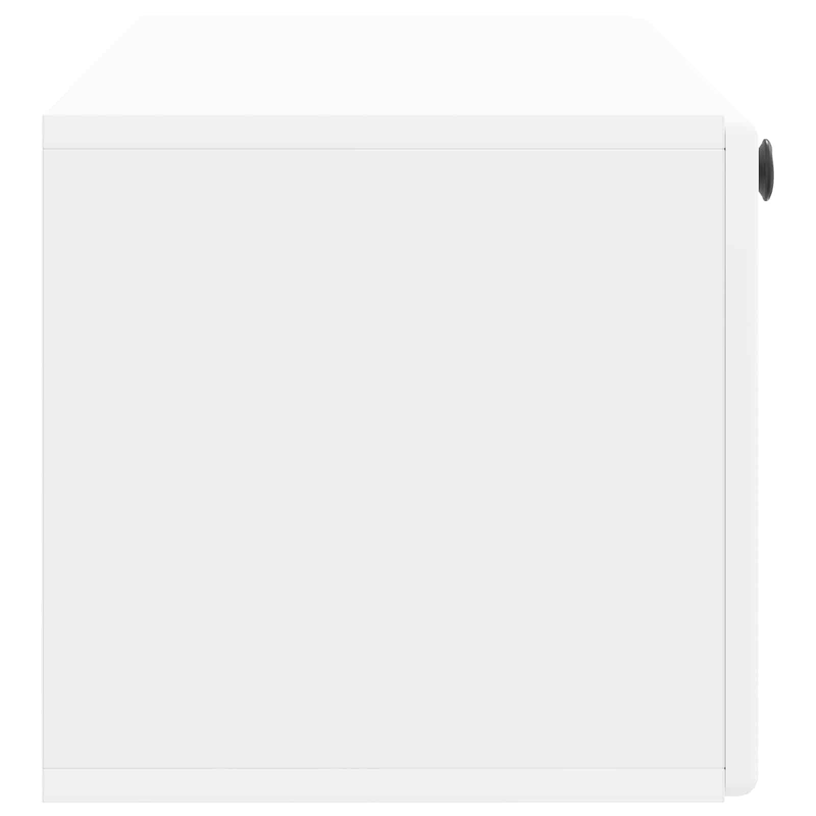 Meuble TV mural 98 x 31 x 30 cm Blanc Bois d'ingénierie - XIOS
